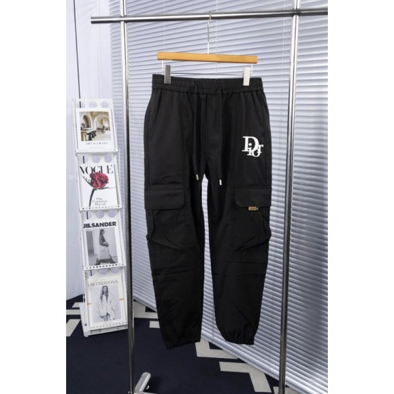 Dior Black Logo Cargo Track Pants